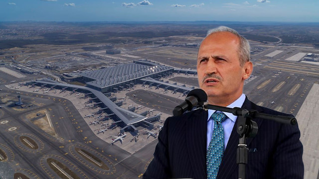 İstanbul Havalimanı - Ulaştırma ve Altyapı Bakanı Cahit Turhan.