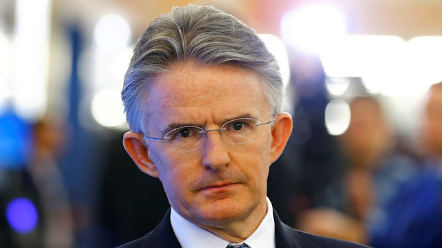 FILE PHOTO: CEO John Flint of HSBC attends the World Economic Forum (WEF) annual meeting in Davos, Switzerland, January 24, 2019. REUTERS/Arnd Wiegmann/File Photo

