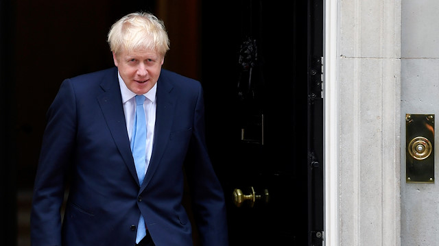 Britain's Prime Minister Boris Johnson arrives to welcome King Abdullah II of Jordan outside 10 Downing Street in London, Britain August 7, 2019. REUTERS/Toby Melville


