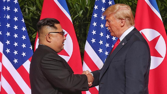 Kuzey Kore lideri Kim Jong-un ve ABD Başkanı Donald Trump