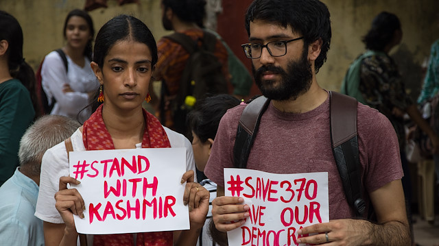 File photo: Protest in Solidarity with Kashmir over removal of Article 370

