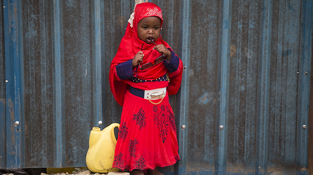 Kenya'da bir bayram çocuğu