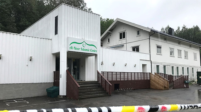 File photo: A view of the al-Noor Islamic Centre mosque in Sandvika, Norway August 11, 2019. 