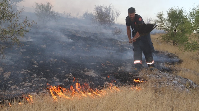 Elazığ’daki orman yangını kontrol altına alındı.