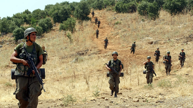 Terör operasyonlarına katılan askerler. Fotoğraf: Arşiv.