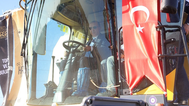 Cumhurbaşkanı Erdoğan deneme sürüşü yapmıştı.  
