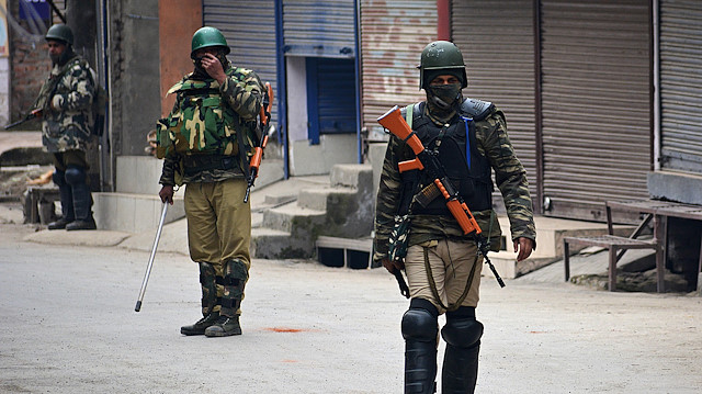 File photo: Restrictions and protest in Srinagar  