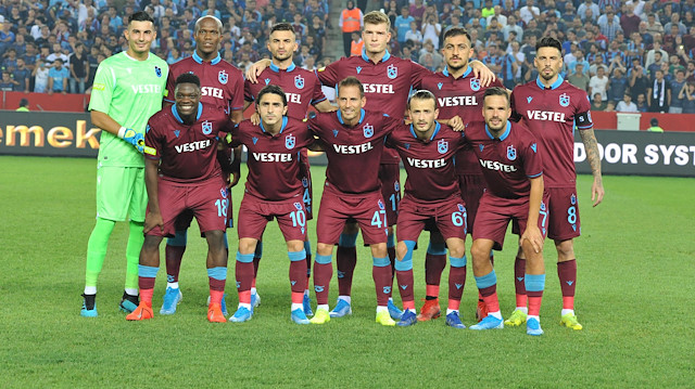 Trabzonspor'un Sparta Prag maçı 11'i