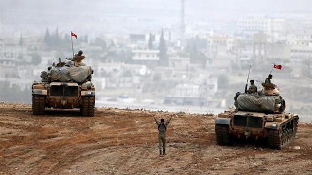 القوات التركية في درع الفرات ترد على قصف "ي ب ك" بتل رفعت