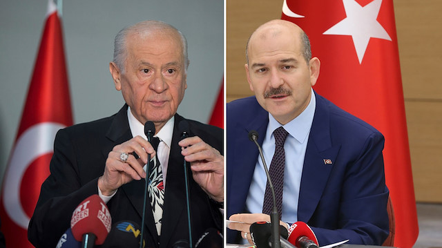 MHP Genel Başkanı Devlet Bahçeli - İçişleri Bakanı Süleyman Soylu