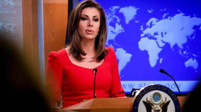 U.S. State Department spokeswoman Morgan Ortagus

