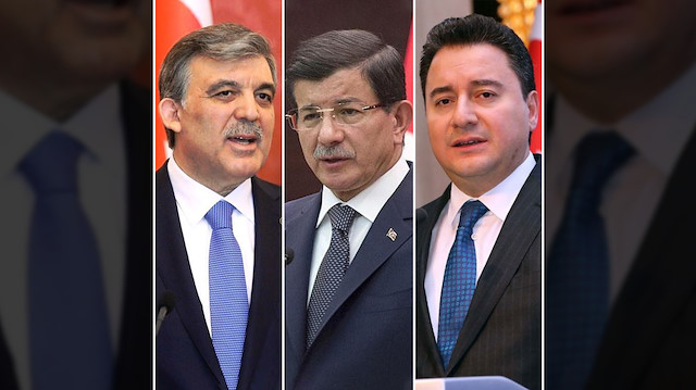 Gül, Davutoğlu ve Babacan.