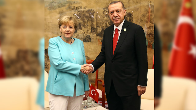 Angela Merkel-Recep Tayyip Erdoğan (Arşiv)