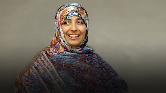 The Nobel laureate Yemeni activist Tawakkol Karman