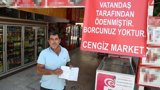Market sahibi Osman Cengiz