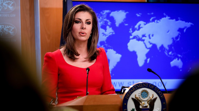 US State Department spokeswoman Morgan Ortagus