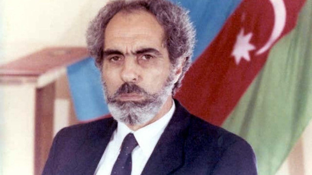 Azerbaycan'ın 2. Cumhurbaşkanı Ebulfeyz Elçibey.