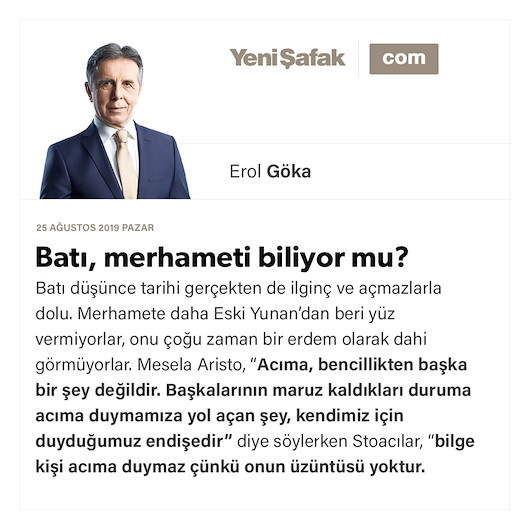 Batı, merhameti biliyor mu?