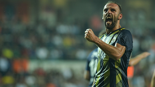 Vedat Muriqi'nin Başakşehir'e attığı gol sonrası yaşadığı sevinç