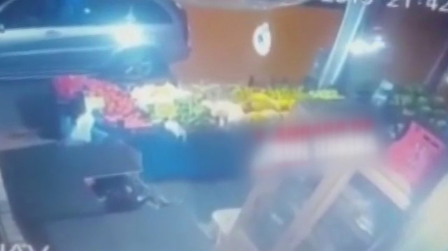 Ankaradaki deprem anı kamerada