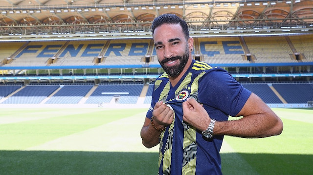 Olympique Marseille's French defender Adil Rami 