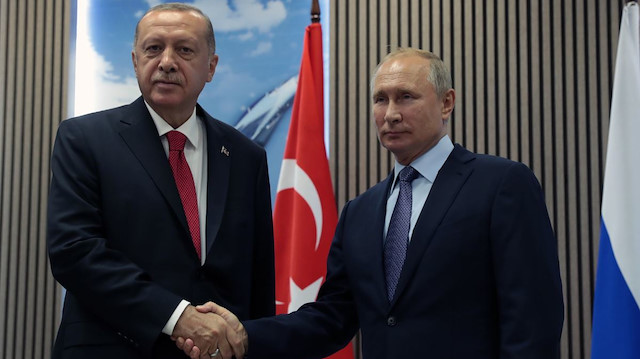 Cumhurbaşkanı Erdoğan- Vladimir Putin.