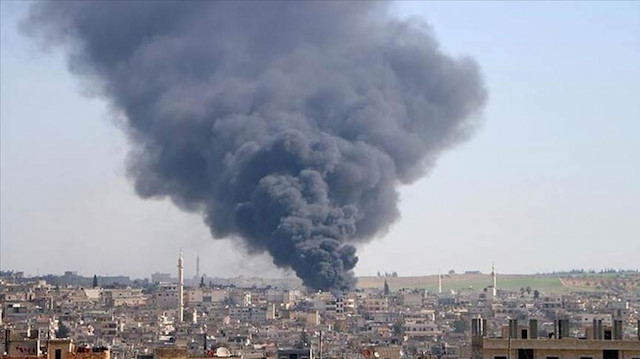 Esed rejimi, İdlib Gerginliği Azaltma Bölgesi'ndeki yerleşimlere hava saldırısı düzenledi. (arşiv)