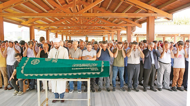 Ali Köroğlu'nun cenaze namazı 