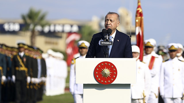 Cumhurbaşkanı Recep Tayyip Erdoğan, Harp Okulları Diploma ve Sancak Devir Teslim Töreni'nde konuştu.