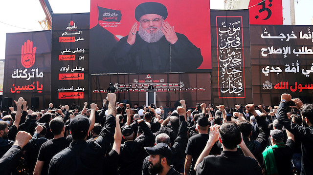 Lübnan'daki Hizbullah lideri Hasan Nasrallah