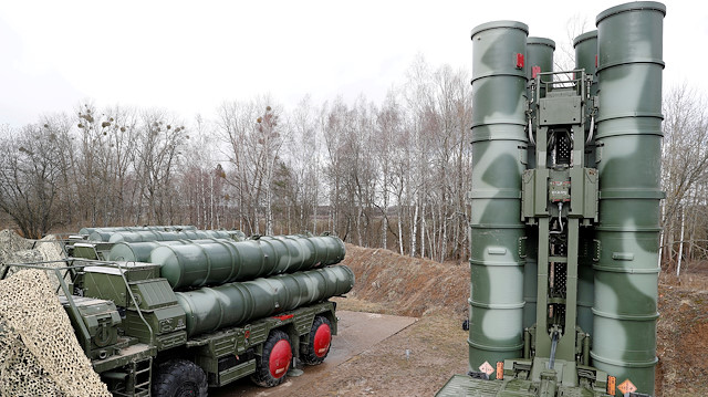 : A view shows a new S-400 "Triumph" surface-to-air missile system 