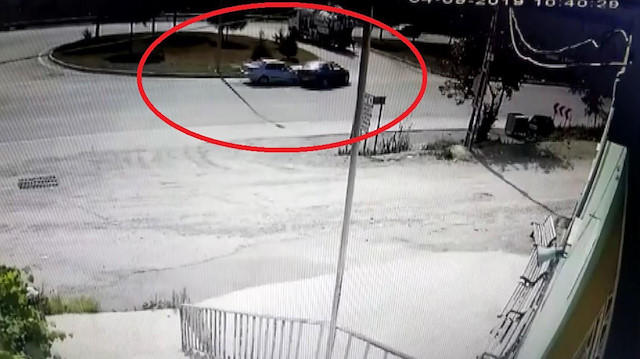 7 kişinin yaralandığı kaza kamerada