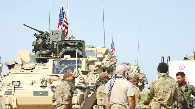 ABD'li askerler ve PKK'lı teröristler