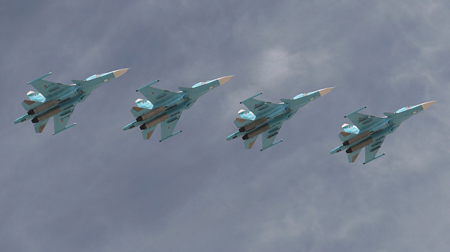 Russian Air Force Sukhoi Su-34 bombers