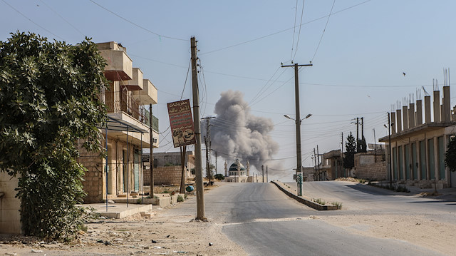 File photo: Syrian regime attacks in Idlib


