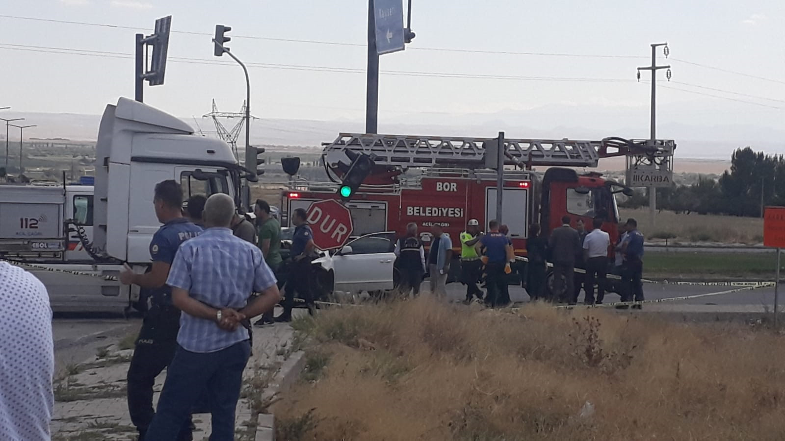 Hatay Emniyet Müdürü ve ailesi kaza geçirdi