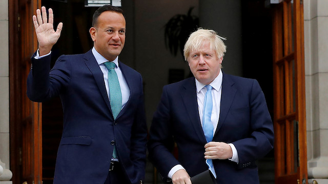 Ireland's Prime Minister (Taoiseach) Leo Varadkar & Britain's Prime Minister Boris Johnson