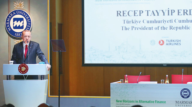 Cumhurbaşkanı Recep Tayyip Erdoğan Marmara Üniversitesi Rektörlük Binası'nda düzenlenen Alternatif Finansta Yeni Ufuklar: Likidite, Yeşil Finans ve Politik Ekonomi Konferansı'nda önemli mesajlar verdi.
