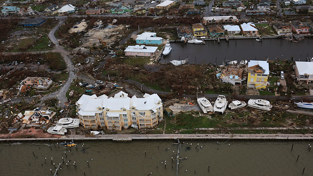 Dorian Kasırgası, Bahamalar'da büyük hasara neden oldu.