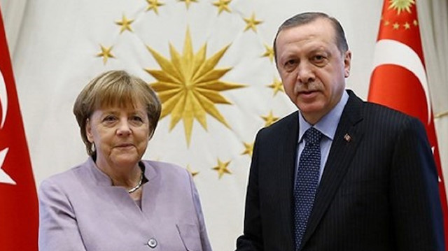 Turkish President Recep Tayyip Erdoğan - German Chancellor Angela Merkel 