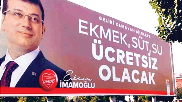 Ekrem İmamoğlu'nun seçim öncesi vaadi.