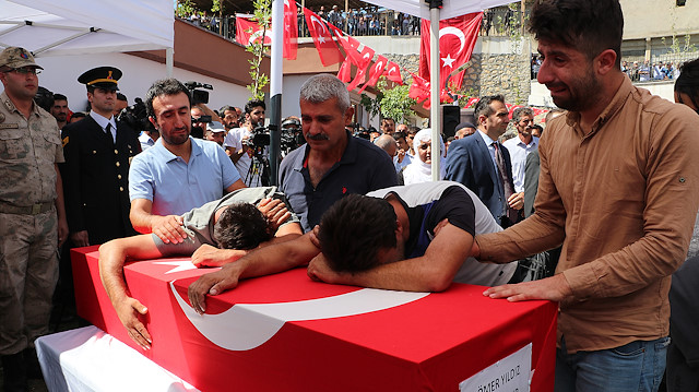 PKK'nın hain saldırısında şehit olanlar geride 13 çocuk ile acılı 3 eş bıraktı.