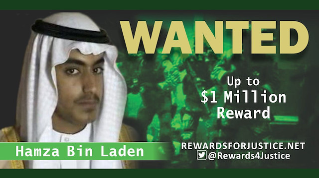 A photograph circulated by the U.S. State Department’s Twitter account to announce a $1 million USD reward for al Qaeda key leader Hamza bin Laden, son of Osama bin Laden, is seen March 1, 2019. State Department/Handout via REUTERS ATTENTION EDITORS - THIS IMAGE WAS PROVIDED BY A THIRD PARTY.

