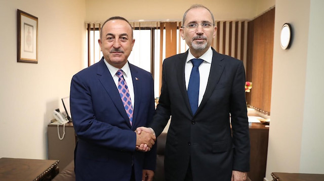 Dışişleri Bakanı Mevlüt Çavuşoğlu ile Ürdün Dışişleri Bakanı Ayman Safadi
