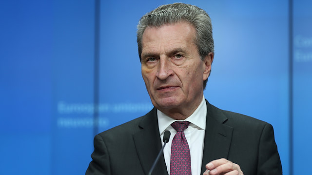 EU's top budget official Guenther Oettinger