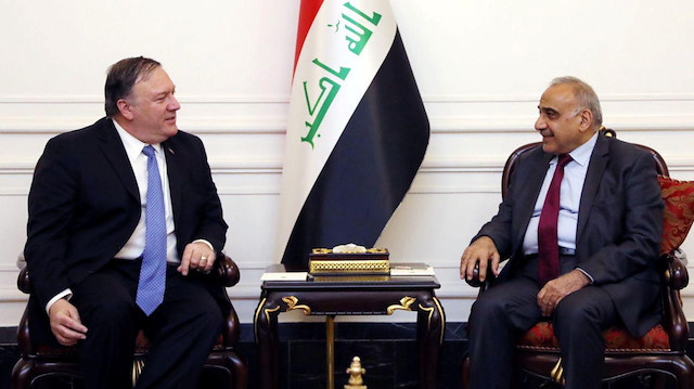 US Secretary of State Mike Pompeo & Iraq's Prime Minister Adel Abdul Mahdi