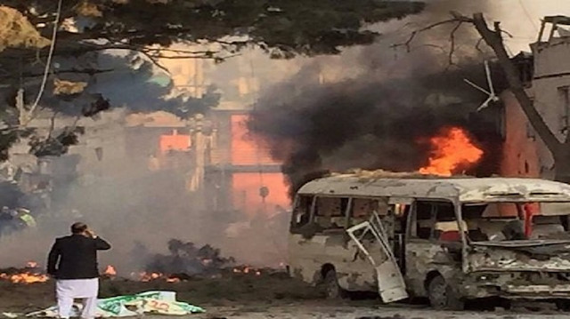 تفجير انتحاري قرب السفارة الأمريكية في كابل
