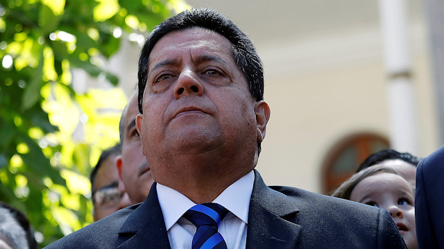 Vice President of Venezuela's National Assembly Edgar Zambrano of the Democratic Action party (Accion Democratica)