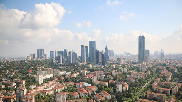 Aerial views of Istanbul


