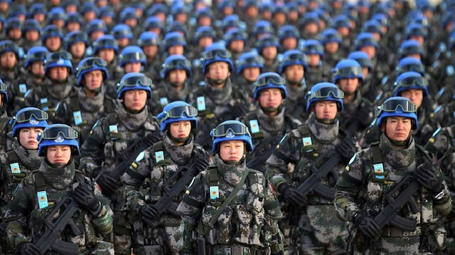 Chinese peacekeepers 